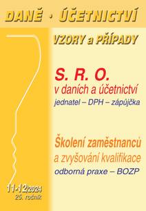 Obálka DÚVaP č. 11-12 / 2024 - Společnost s ručením omezeným v účetnictví a daních