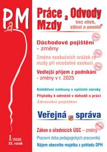 Obálka PaM č. 1 / 2025 - Změny v důchodovém pojištění