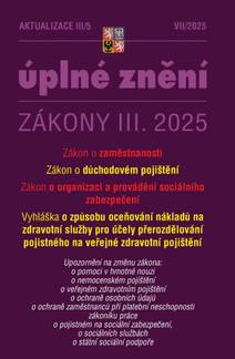 Obálka Aktualizace III/5 / 2025 - o důchodovém pojištění, zaměstnanost