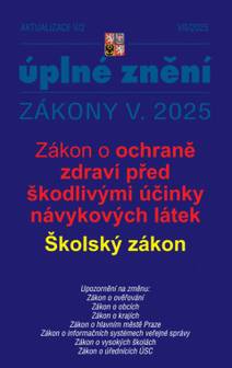 Obálka Aktualizace V/2 / 2025 - Školský zákon