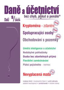 Obálka DaÚ č. 10 / 2025 - Kryptoměna – zdanění