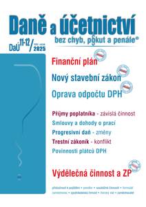 Obálka DaÚ č. 11-12 / 2026 - Finanční plán
