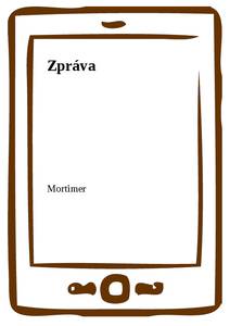 Obálka Zpráva