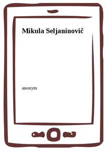 Obálka Mikula Seljaninovič