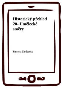 Obálka Historický přehled 20 - Umělecké směry - gotika, renesance