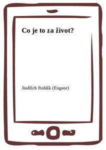Obálka Co je to za život?
