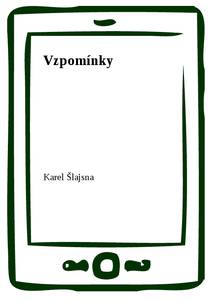 Obálka Vzpomínky