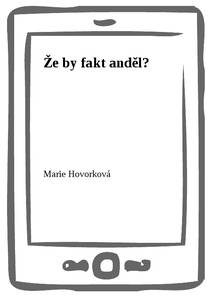 Obálka Že by fakt anděl?