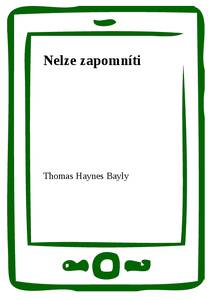 Obálka Nelze zapomníti