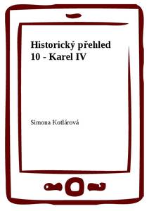 Obálka Historický přehled 10 - Karel IV