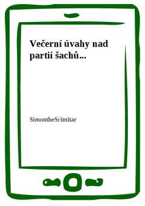 Obálka Večerní úvahy nad partií šachů...