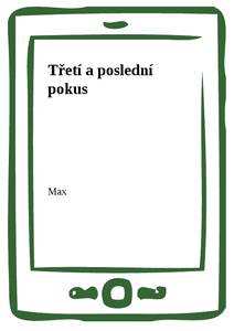Obálka Třetí a poslední pokus