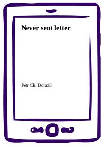 Obálka Never sent letter