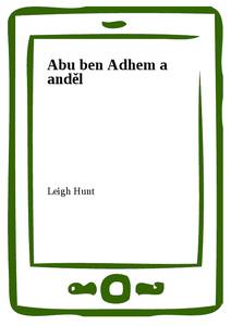 Obálka Abu ben Adhem a anděl