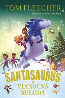 Obálka Santasaurus a vianočná koleda