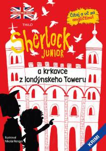 Obálka Sherlock Junior a krkavce z londýnskeho Toweru