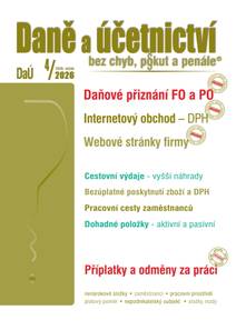 Obálka DaÚ č. 4 / 2026 - Daňové přiznání FO a PO za rok 2025
