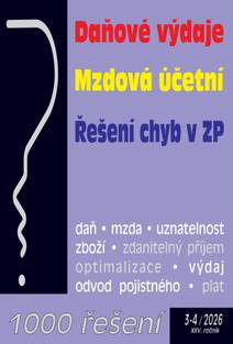 Obálka 1000 řešení č. 3-4 / 2026 - Daňové výdaje