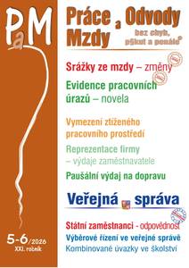 Obálka PaM č. 5-6 / 2026 - Změny srážek ze mzdy