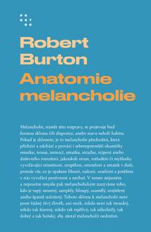 Obálka Anatomie melancholie