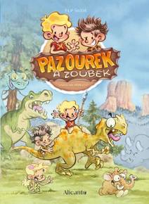 Obálka Pazourek a Zoubek - Hurá na mamuty!