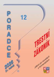 Obálka Poradce č. 12 / 2026 - Trestní zákoník po novelách s komentářem