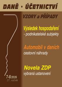 Obálka DÚVaP č. 7-8 / 2026 - Výsledek hospodaření podnikatelských subjektů