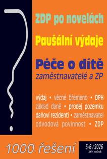 Obálka 1000 řešení č. 5-6 / 2026 - ZDP po novelách