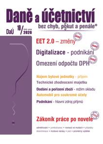 Obálka DaÚ č. 10 / 2026 - EET 2.0 – změny v daních