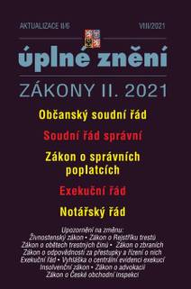 Obálka Aktualizace II/6 - Občanský soudní řád, Exekuční řád