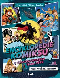 Obálka Encyklopedie komiksu v Československu 1945 - 1989, 2. díl