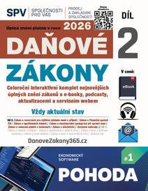 Obálka Daňové zákony 2026 (Díl 2.)
