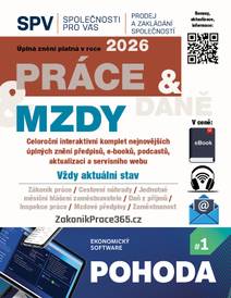 Obálka Práce & Mzdy & Daně 2026