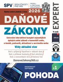 Obálka Daňové zákony 2026 Expert (právní stav 1. 1. 2026)