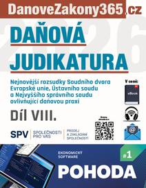 Obálka Daňová judikatura (VIII.)