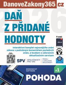 Obálka Zákon o dani z přidané hodnoty 2026 s komentářem změn