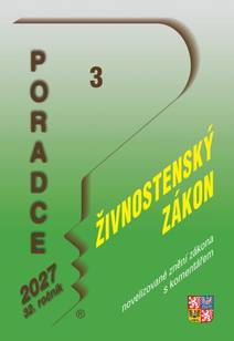 Obálka Poradce č. 3 / 2027 - Živnostenský zákon po novelách s komentářem