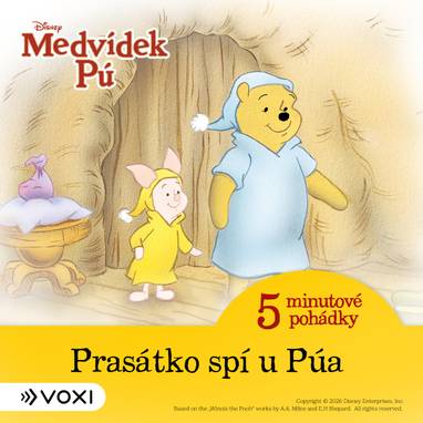 Audiokniha Medvídek Pú - 5minutové pohádky - Prasátko spí u Púa (3) - Viktor Dvořák, kolektiv