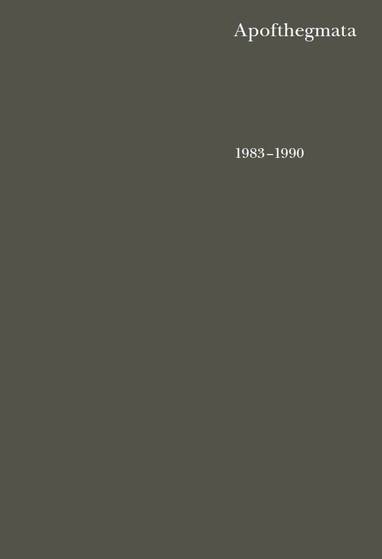 E-kniha Apofthegmata 1983–1990 - otec Jeroným