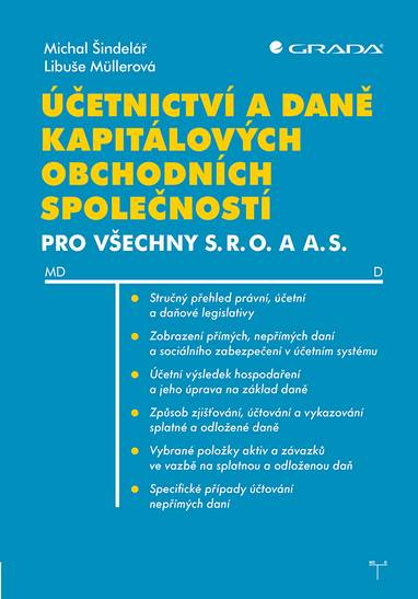 E-kniha Účetnictví a daně kapitálových obchodních společností - Michal Šindelář, Libuše Müllerová