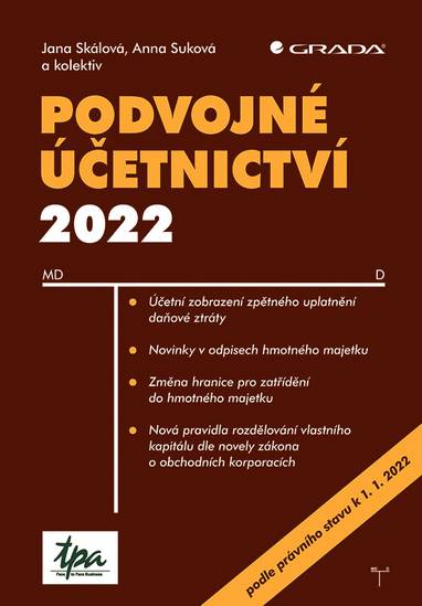 E-kniha Podvojné účetnictví 2022 - Jana Skálová, Anna Suková