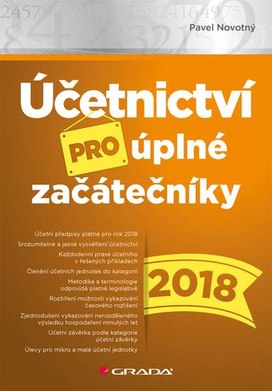 E-kniha Účetnictví pro úplné začátečníky 2018 - Pavel Novotný