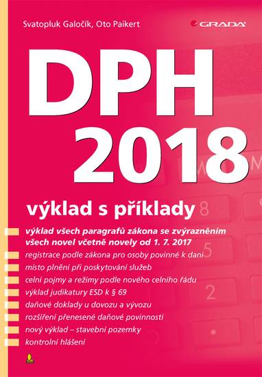 E-kniha DPH 2018 - Svatopluk Galočík, Oto Paikert