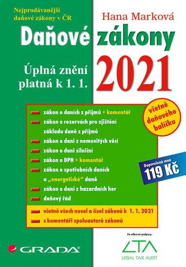 E-kniha Daňové zákony 2021 - Hana Marková