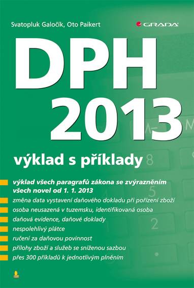 E-kniha DPH 2013 - Oto Paikert, Svatopluk Galočík