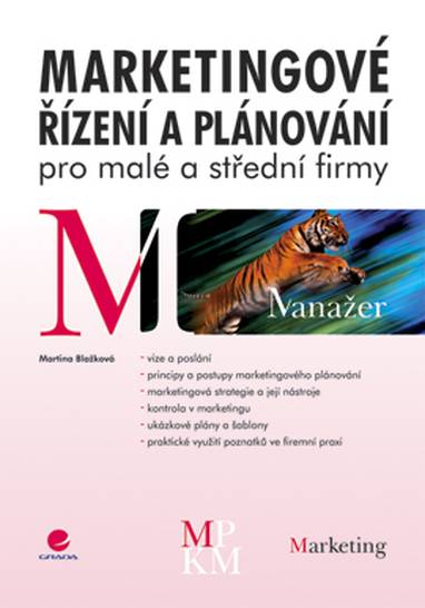 E-kniha Marketingové řízení a plánování pro malé a střední firmy - Martina Blažková