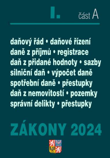 E-kniha Zákony I. A / 2024 - Daňové zákony - Sbírka zákonů