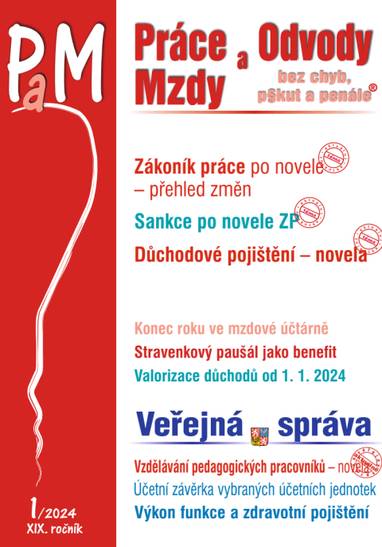E-kniha PaM č. 1 / 2024 - Práce na dálku a dohody – nová pravidla - JUDr. Eva Dandová, JUDr. Ladislav Jouza, JUDr. Jana Drexlerová