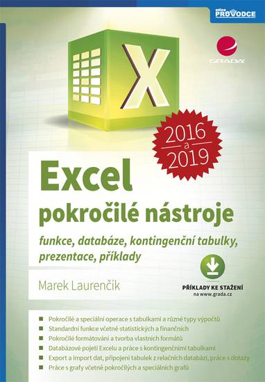 E-kniha Excel 2016 a 2019 - pokročilé nástroje - Marek Laurenčík