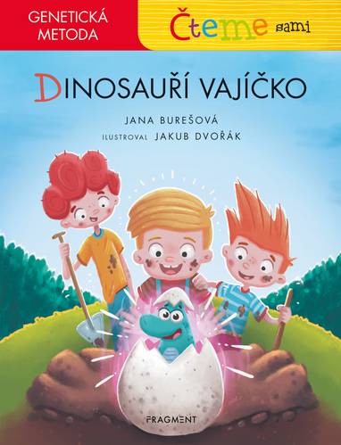 E-kniha Čteme sami – genetická metoda - Dinosauří vajíčko - Jana Burešová